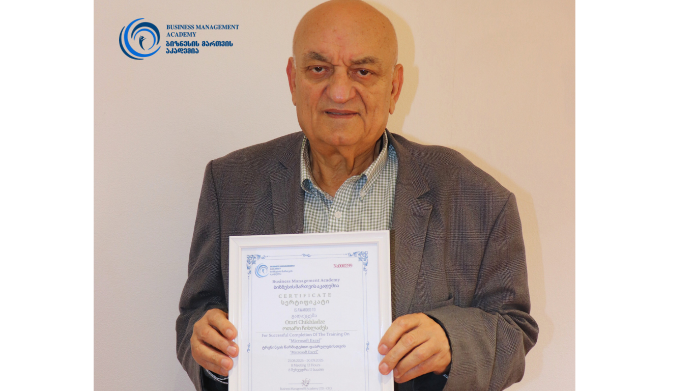 სწავლას ასაკი არ აქვს — 76 წლის ოთარ ჩიხლაძის შთამბეჭდავი მაგალითი