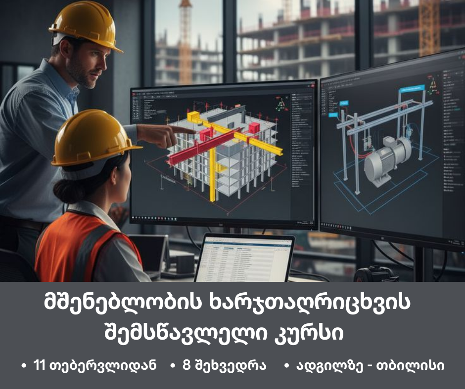 ადგილზე, 11 თებერვლიდან- მშენებლობის ხარჯთაღრიცხვის შესწავლა-ადგილზე