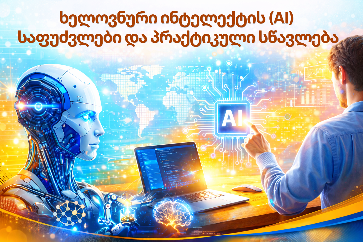 ხელოვნური ინტელექტის (AI) საფუძვლები და პრაქტიკული სწავლება